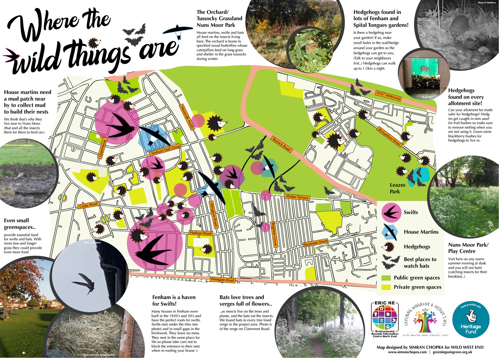 wild west end map of species
